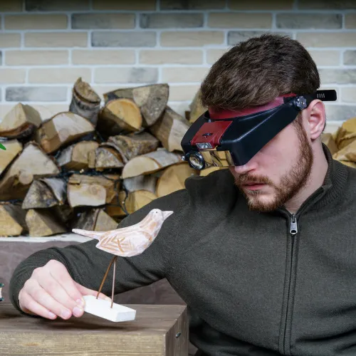 a fotón:  Levenhuk Zeno Vizor H2 fejre szerelhető nagyító,  14