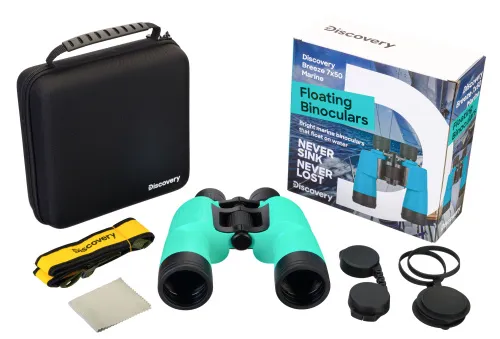 a fotón:  Levenhuk Discovery Breeze 7x50 vízen úszó kétszemes távcső,  4
