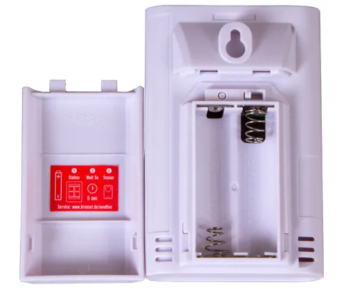 a fényképen:  Bresser TemeoTrend LG RC időjárás állomás, fekete,  9