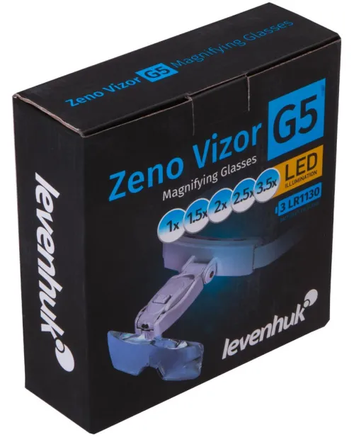 a fényképen:  Levenhuk Zeno Vizor G5 nagyítószemüveg,  11