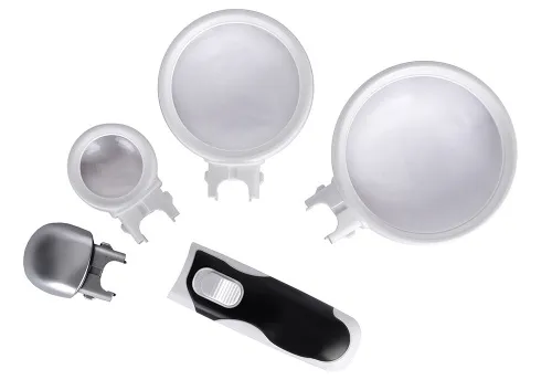 a képen:  Levenhuk Zeno Multi ML17 fekete nagyító,  5