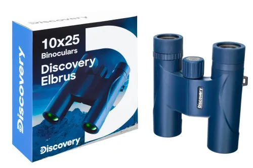 a képen:  Levenhuk Discovery Elbrus 10x25 kétszemes távcső,  12