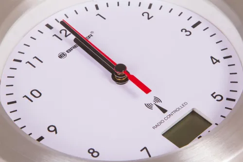 a képen:  Bresser MyTime Bath vízálló fali óra, fehér,  4