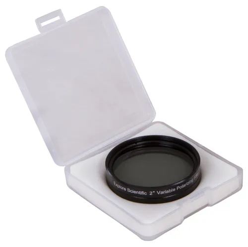 a fényképen:  Explore Scientific változtatható polarizáló 2"-os szűrő,  5