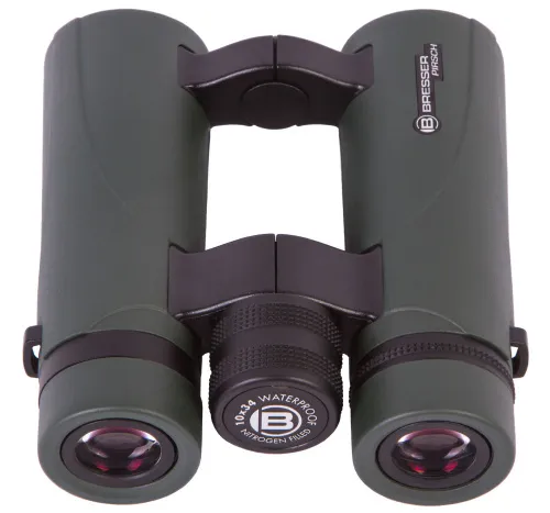 a fényképen:  Bresser Pirsch 10x34 kétszemes távcső,  4