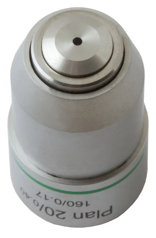 a fényképen:  Levenhuk MED 20x plan-akromatikus objektív,  4