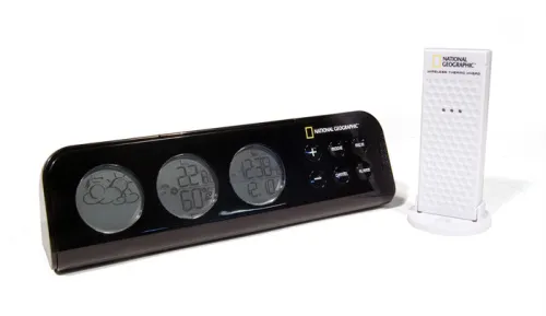 a fotón:  Bresser National Geographic 3-képernyős időjárás-állomás,  4