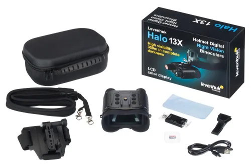a fotón:  Levenhuk Halo 13X Helmet digitális éjjellátó kétszemes távcső,  2