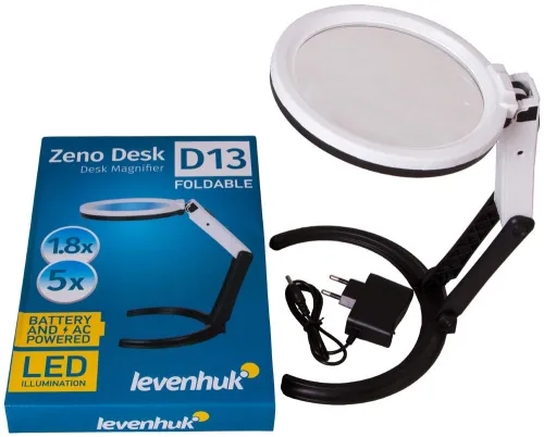 a fotón:  Levenhuk Zeno Desk D13 nagyító,  3
