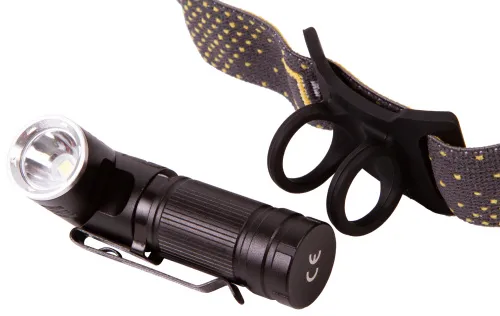 a fényképen:  Bresser National Geographic ILUMINOS 450 LED zseblámpa fejpánttal,  6