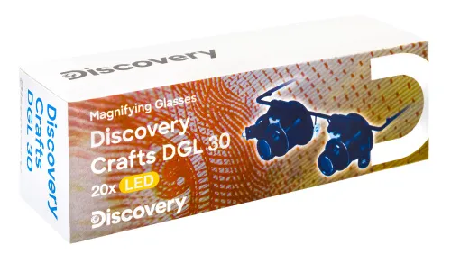 a fotón:  Levenhuk Discovery Crafts DGL 30 nagyítószemüvegek,  10