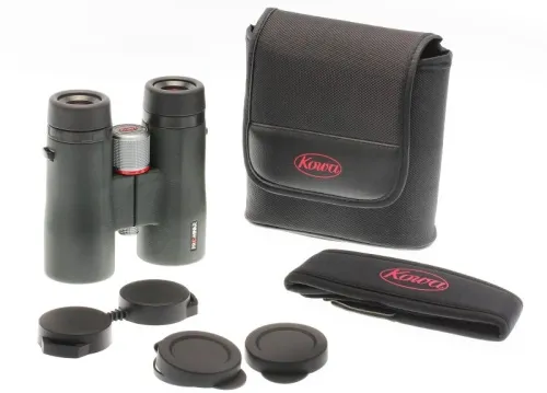 a fényképen:  Kowa BD 8x42 XD Prominar kétszemes távcső,  2