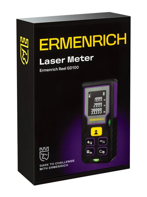 a képen:  Ermenrich Reel PLUS GD100 lézeres mérő,  7