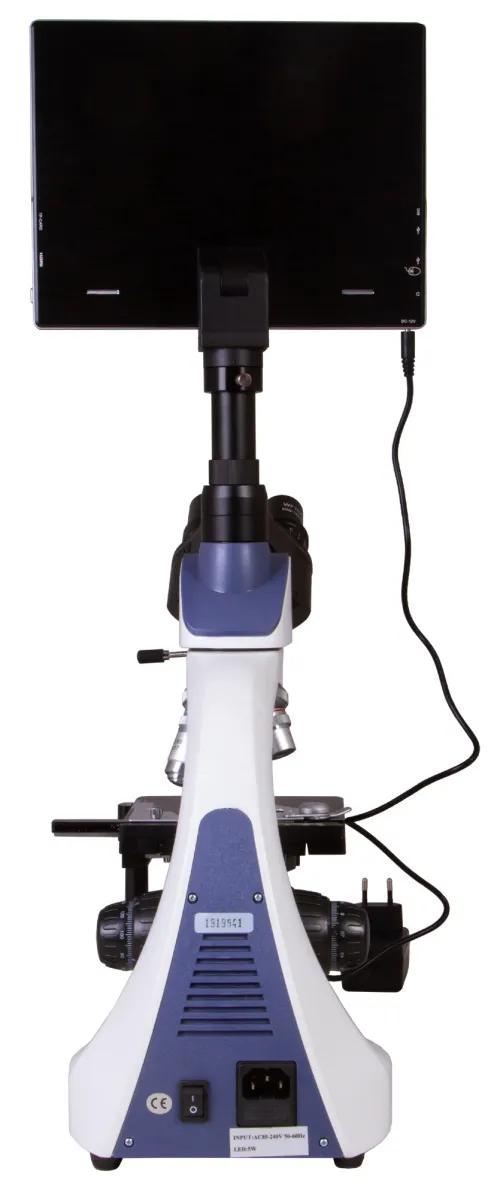 a fényképen:  Levenhuk MED D10T LCD digitális trinokuláris mikroszkóp,  8