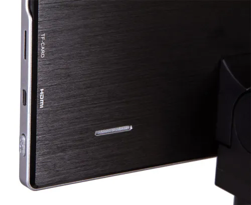 a fényképen:  Levenhuk MED 5M digitális mikroszkóp-kamera 9,4" LCD-kijelzővel,  5