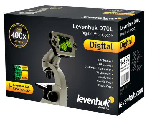 a fotón:  Levenhuk D70L digitális biológiai mikroszkóp,  13