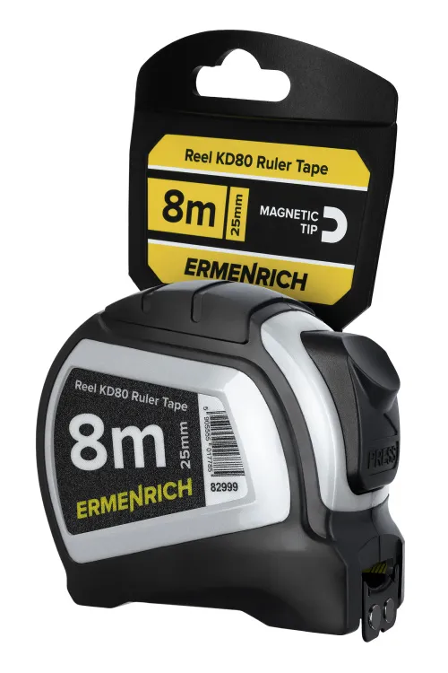 a képen:  Ermenrich Reel KD80 mérőszalag,  6