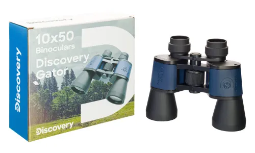 a fényképen:  Levenhuk Discovery Gator 10x50 kétszemes távcső,  11