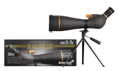 a fényképen:  Levenhuk Blaze PRO 100 figyelőtávcső,  15