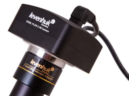 a fényképen:  Levenhuk D320L PLUS 3.1M digitális monokuláris mikroszkóp,  9