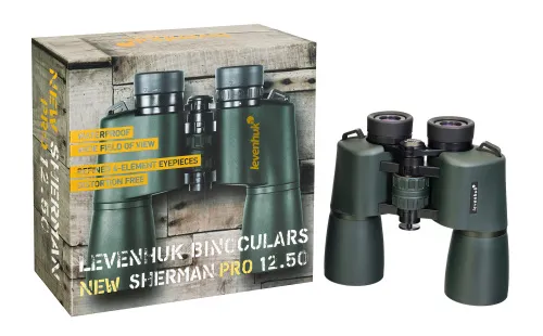 a fotón:  Levenhuk New Sherman PRO 12x50 kétszemes távcső,  5