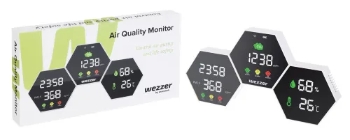 a fotón:  Levenhuk Wezzer Air PRO DM50 levegőminőség-érzékelő,  3