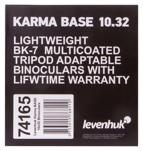 a képen:  Levenhuk Karma BASE 10x32 kétszemes távcső,  16