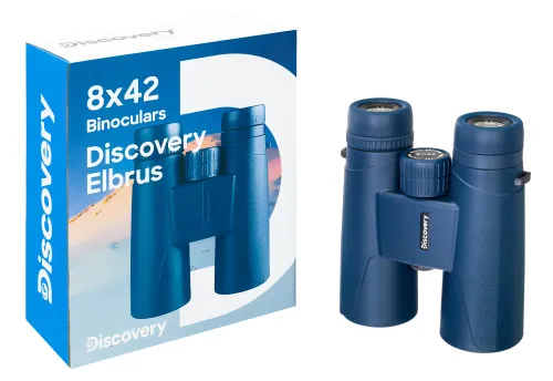 a fényképen:  Levenhuk Discovery Elbrus 8x42 kétszemes távcső,  12