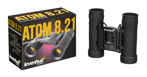 a fényképen:  Levenhuk Atom 8x21 kétszemes távcső,  3