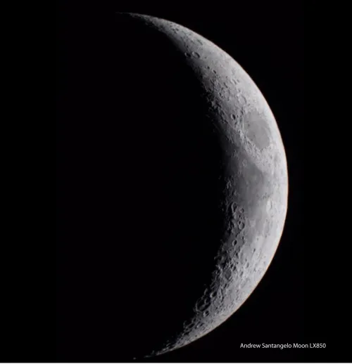 a fotón:  Meade LX850 12"-os, F/8 rekesznyílású ACF teleszkóp,  8