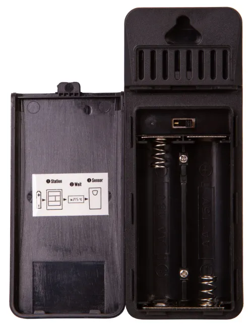 a fotón:  Bresser National Geographic VA színes időjárás állomás 3 kültéri érzékelővel,  12