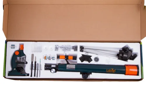 a fotón:  Levenhuk LabZZ MT2 Mikroszkóp és teleszkóp készlet,  2