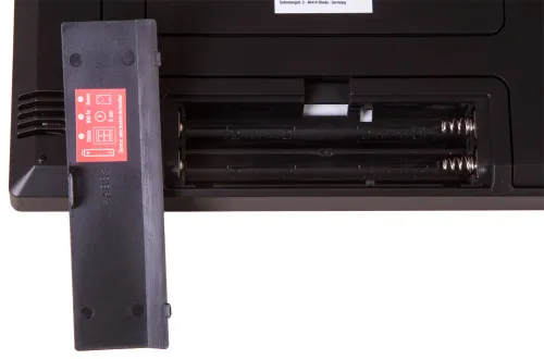 a képen:  Bresser TemeoTrend JC LCD RC időjárás állomás (falióra), fekete,  6