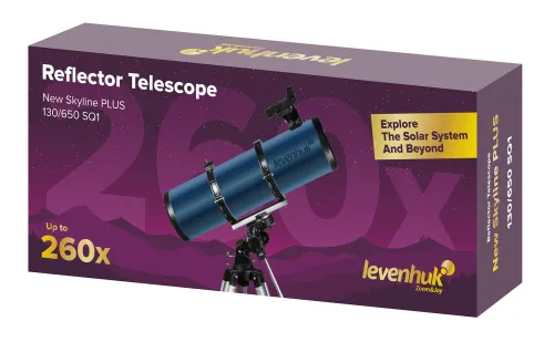 a képen:  Levenhuk New Skyline PLUS 130/650 SQ1 teleszkóp,  2