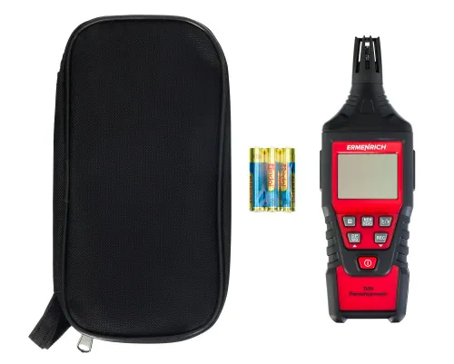 a fotón:  Ermenrich Wett TU30 hőmérséklet- és páratartalom-mérő,  6