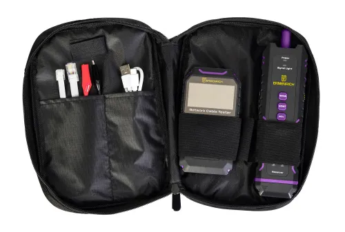 a fényképen:  Ermenrich NetGeeks NP45 multifunkcionális kábeltesztelő,  3