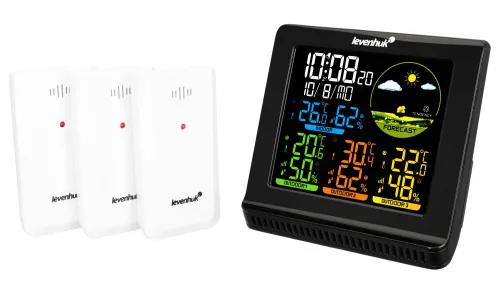 a fényképen:  Levenhuk Wezzer PLUS LP40 időjárás-állomás,  4