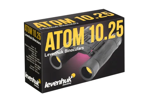 a képen:  Levenhuk Atom 10x25 kétszemes távcső,  12