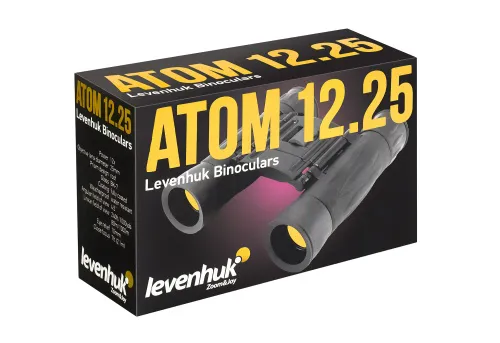 a képen:  Levenhuk Atom 12x25 kétszemes távcső,  12