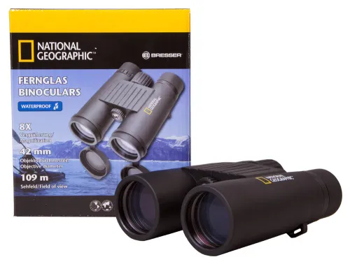 a képen:  Bresser National Geographic 8x42 WP kétszemes távcső,  7
