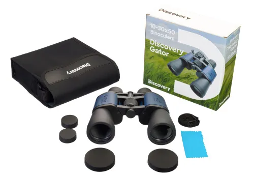 a képen:  Levenhuk Discovery Gator 10–30x50 kétszemes távcső,  4