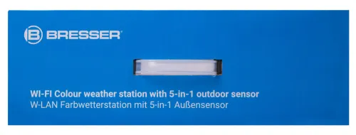 a képen:  Bresser 5 az 1-ben Wi-fi-kompatibilis színes kijelzős időjárás állomás,  16