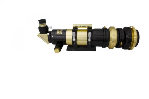 a fényképen:  Coronado SolarMax III 70 mm Double Stack napteleszkóp RichView rendszerrel és BF10 szűrővel,  4