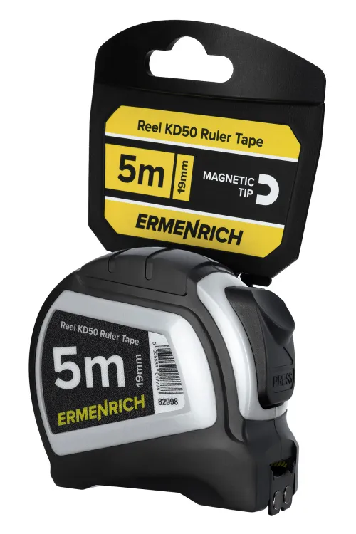 a fotón:  Ermenrich Reel KD50 mérőszalag,  6
