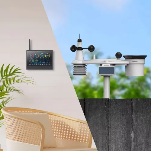 a képen:  Bresser MeteoChamp 9 az 1-ben HD Wi-Fi időjárás állomás,  2