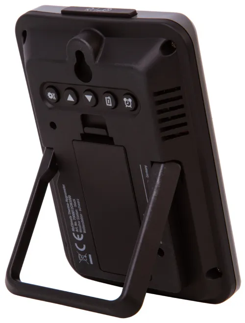 a fényképen:  Bresser MyClimate hő / higrométeróra, fehér,  8