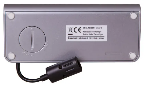 a képen:  Bresser Temeo TB RC időjárás állomás,  9