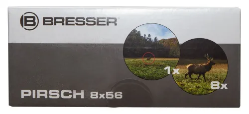 a fényképen:  Bresser Pirsch 8x56 kétszemes távcső,  16