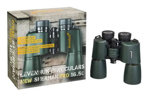 a képen:  Levenhuk New Sherman PRO 16x50 kétszemes távcső,  5