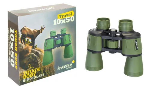 a fényképen:  Levenhuk Travel 10x50 kétszemes távcső,  11